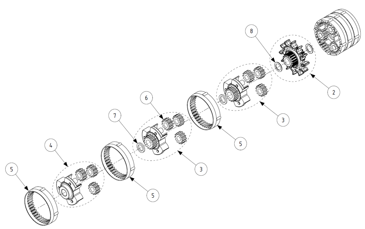 Complete replacement transmission-AL2 $495  0201351