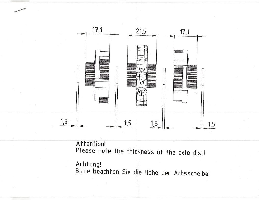 0,5mm Transmission washer
