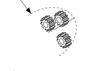 Small gear wheels for transmission (AL1 and AL2) 0201580